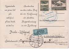 COURRIER POSTE AERIENNE TCHECOSLOVAQUIE PRAGUE POUR FRANCE DROME 1/06/1935