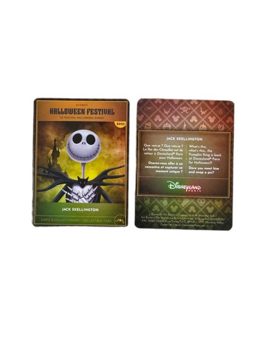 Carte disney jack halloween - carte,