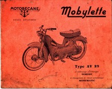Catalogue de pièces détachées Motobécane mobylette AV 89