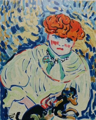Maurice vlaminck femme au - maurice, de