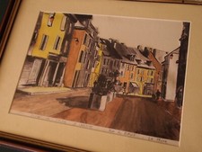 Lot de trois oeuvres originales de Bernard Laroche, Dauphiné