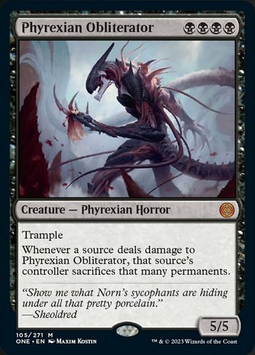 Phyrexian obliterator - phyrexian,