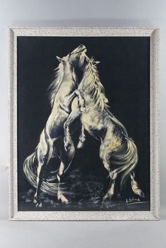 Peinture encadree schrub - peinture,