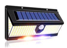 ?Lampe Solaire Extérieur 190 LED Détecteur de Mouvement Éclairage Jardin?