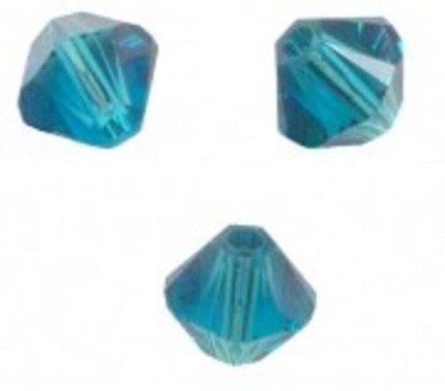 100 toupies 3mm blue zircon - 100,