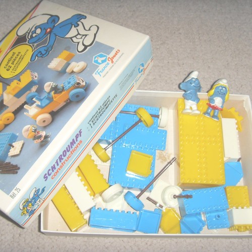 Ancien jeu boite schtroumpf - de,