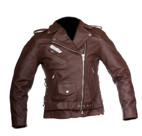 Veste cuir véritable - en,