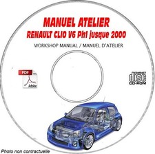 CLIO V6 00 - Manuel Atelier CDROM RENAULT FR Support - CD-ROM - DVD-ROM