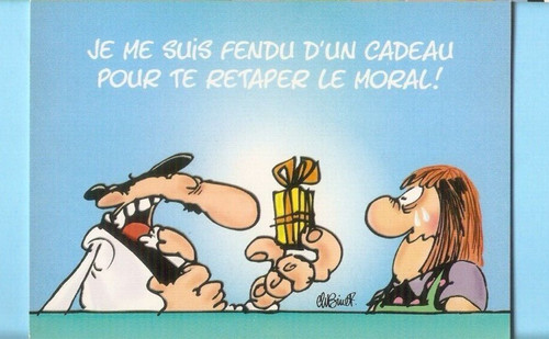 Binet carte postale bd - carte, les