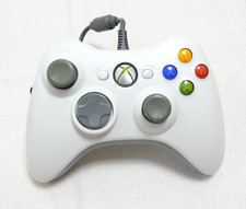 MANETTE JEU CONSOLE XBOX 360 FILAIRE BLANC OFFICIEL MICROSOFT / SANS EMBOUT USB