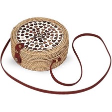 Sac à Main Ronde en Osier