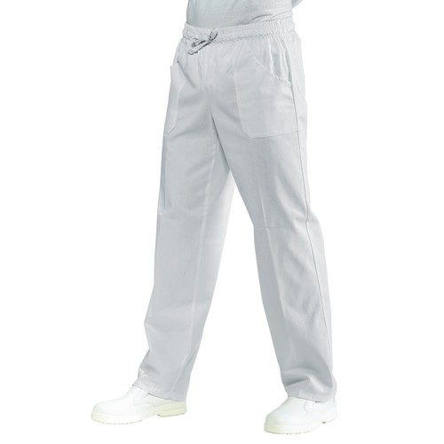 Pantalon avec élastique blanc - pantalon,