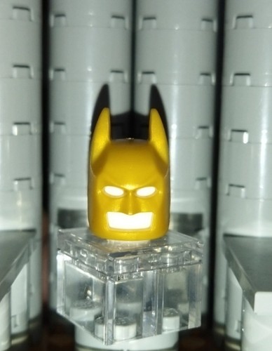 Lego batman mask headgear - batman, gold