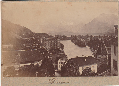Rare photo thoune thun vers - rare,