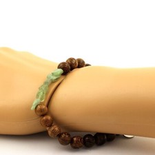 Bracelet Apatite verte de