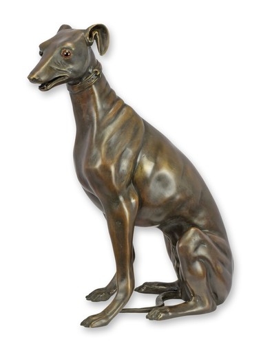 Une sculpture bronze - une,
