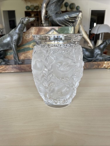 Vase cristal lalique modele - cristal,