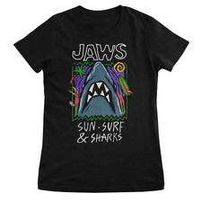 T-Shirt Femme Officiellement Licencié JAWS - Sun Surf & Sharks