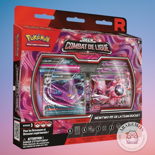 Deck combat mewtwo de la - combat,