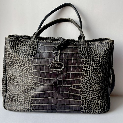Longchamp roseau croc - croc, embosses