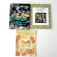 Tupperware Les 4 saisons de la cuisine 1977 -cuisine légère -pates ,lot 3 livres