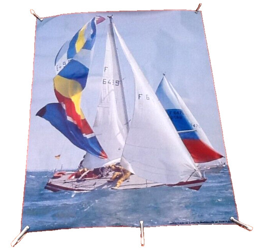 Années 1980 affiche nautisme - années,