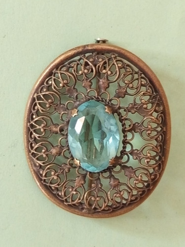 Broche bijou ovale - bijou,