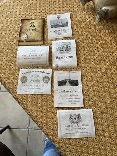 Lot étiquettes vin - lot, de