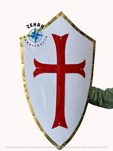 Bouclier croisé templier - , fait