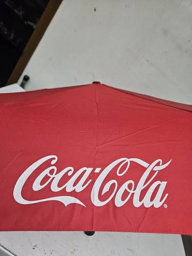 Coca cola umbrella red with - red,