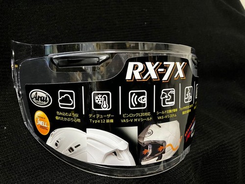 Arai clear shield 57 - arai, rx-7x
