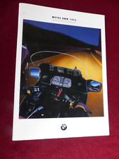 catalogue prospectus : moto BMW Gamme 1992