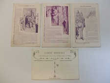 CPA lot de 3 publicités pastilles VALDA, illustrateur Stick,