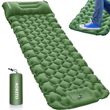Matelas Gonflable 1 Place Matelas de Camping Tapis de Couchage Ultraléger ave...