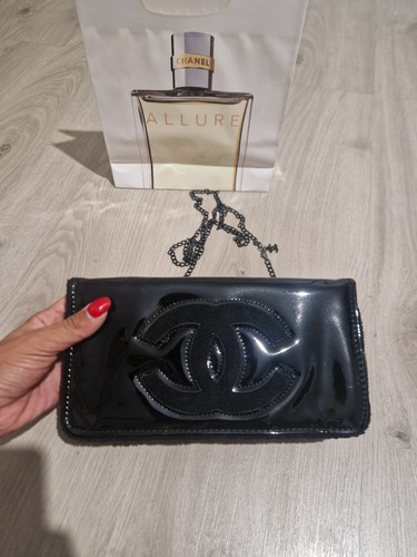 Trousse chanel noire vernis - noire,