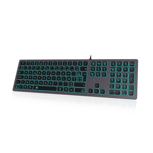 Backlit keyboard slim wired - slim,,