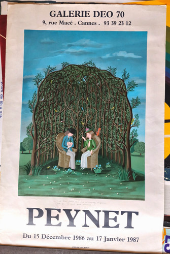 Affiche art expo peynet - affiche,