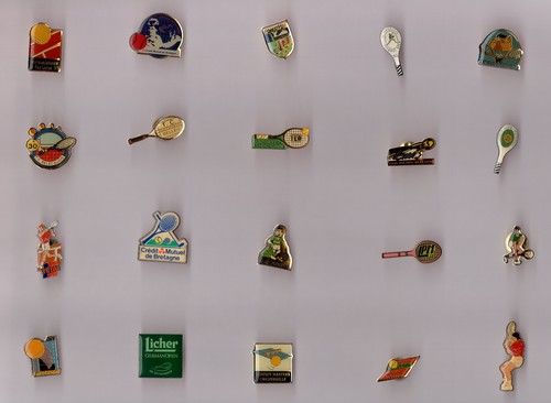 Pin tennis divers - divers, club