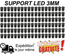 Lot 60 Porte LED 3mm Noir –