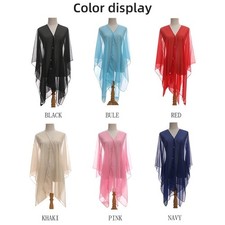 ??l??gant chale ??charpe couleur unie en soie pour femme d??contract??e et form