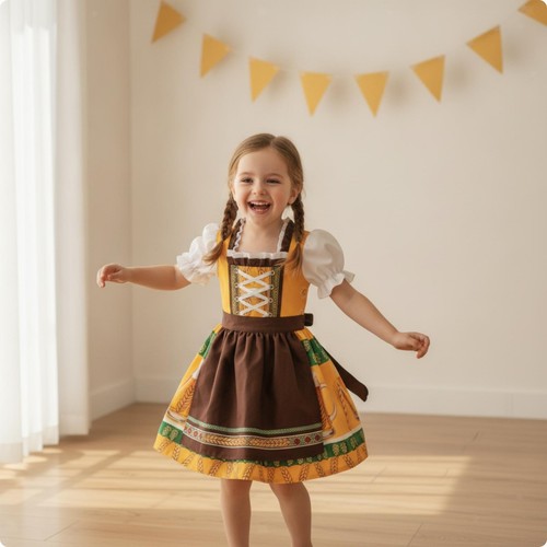 Dirndl avec tablier - , –