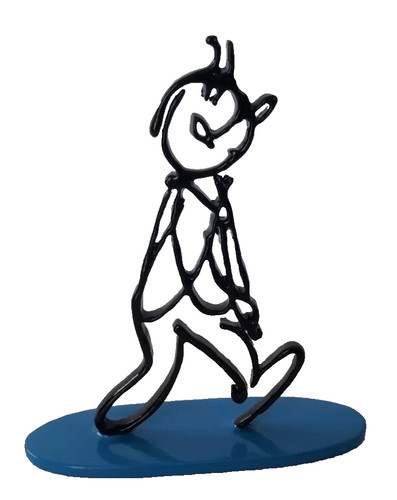 Tintin sculpture alph art - tintin, -sculpture