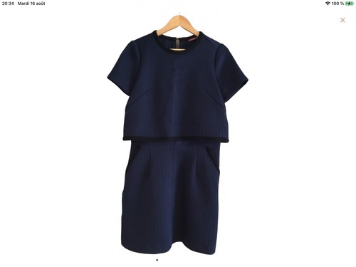 Superbe robe bleu marine