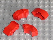 4 x LEGO Red brick 3063 / Set 5770 7665 8654 5571 10019 395 391 343 364 630 5563