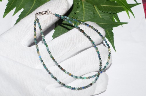 Bracelet perles argent bleu - bracelet,