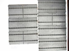 7 Rails pour circuit de voiture électrique Jouef 1ère génération ref 310 gris