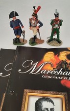 Lot De 3 Soldats En Plomb  HACHETTE Maréchaux D'empire N°89,88,87