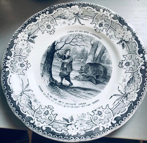 Assiette fables la - de,