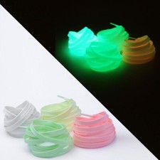 2PRS 5PRS Lumineux Lacet de Chaussure Plat Baskets Dentelle 100cm Ou 120cm Mode