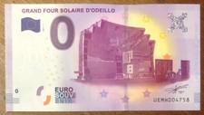 2017 FOUR SOLAIRE D'ODEILLO BILLET EURO SOUVENIR BANKNOTE BANCONOTA PAPER MONEY